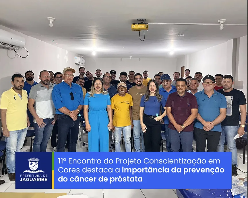 11º Encontro do Projeto Conscientização em Cores Promove Prevenção ao Câncer de Próstata
