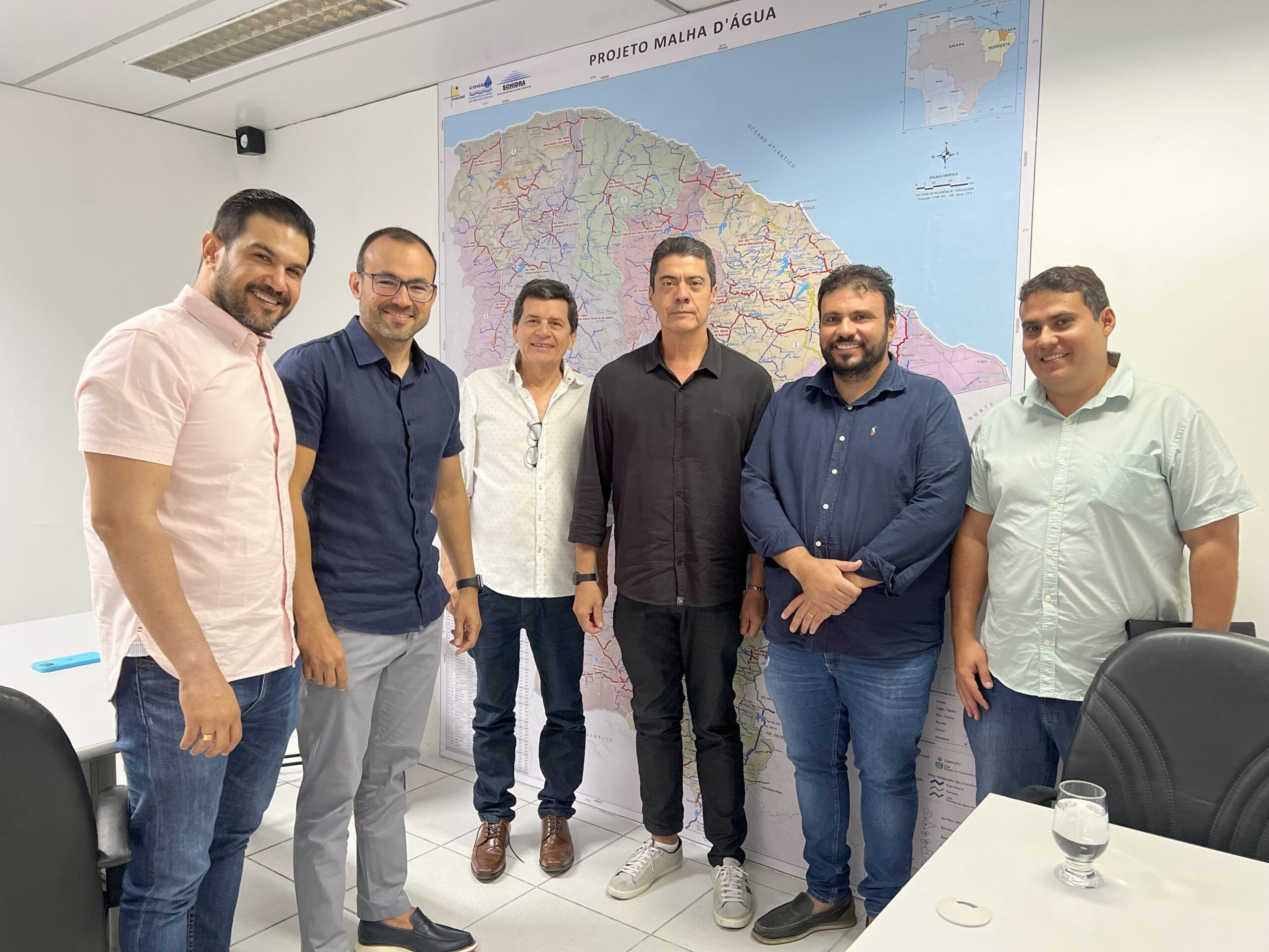 Prefeito articula aumento da vazão do Açude Orós em reunião na Cogerh