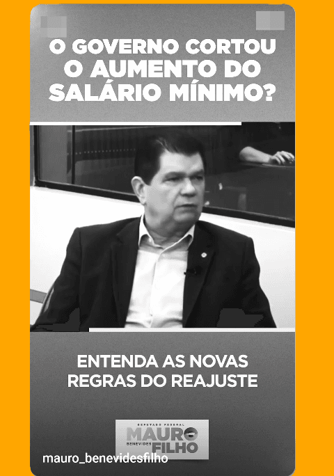Deputado Mauro Filho Esclarece Nova Regra do Salário Mínimo e Rebate Boatos sobre Cortes