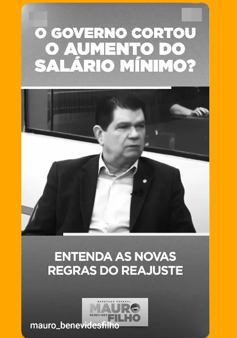 Deputado Mauro Filho Esclarece Nova Regra do Salário Mínimo e Rebate Boatos sobre Cortes