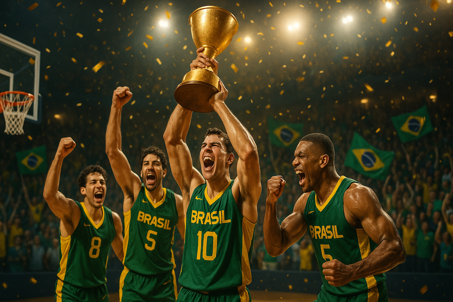Brasil conquista título da FIBA AmeriCup 2025 com vitória histórica sobre a Argentina