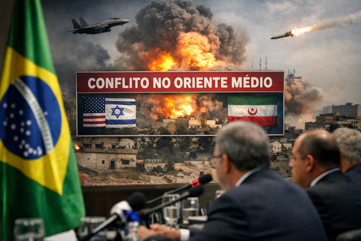 Brasil manifesta preocupação com escalada do conflito no Oriente Médio