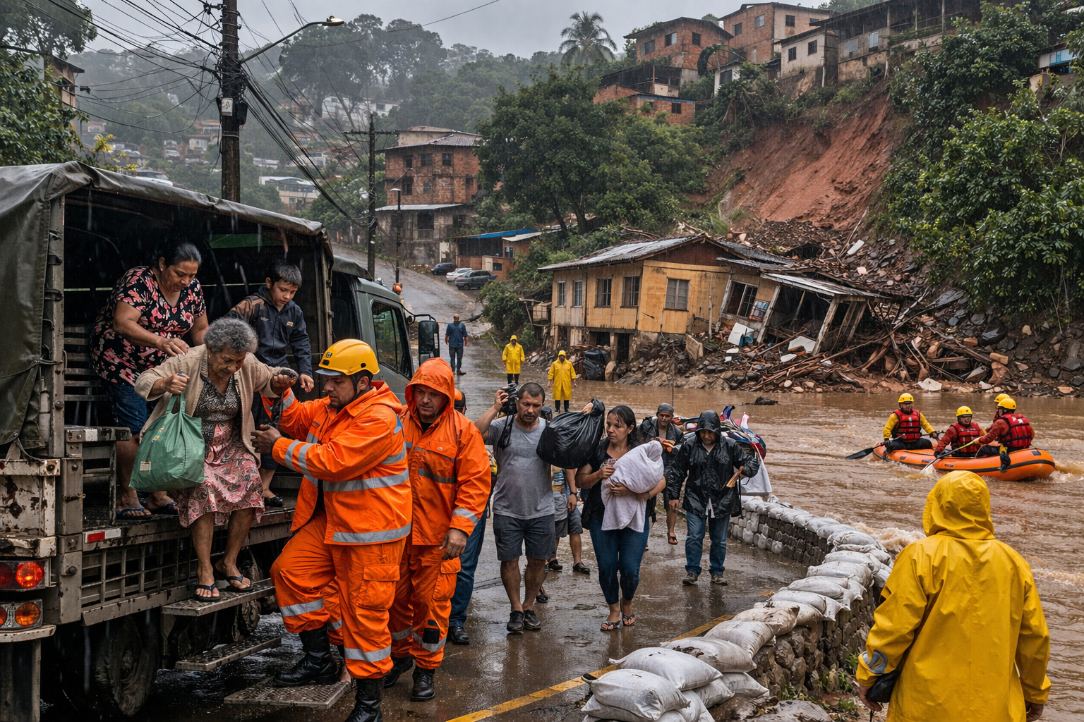Chuvas intensas provocam transtornos e deixam cidades em alerta no fim de março