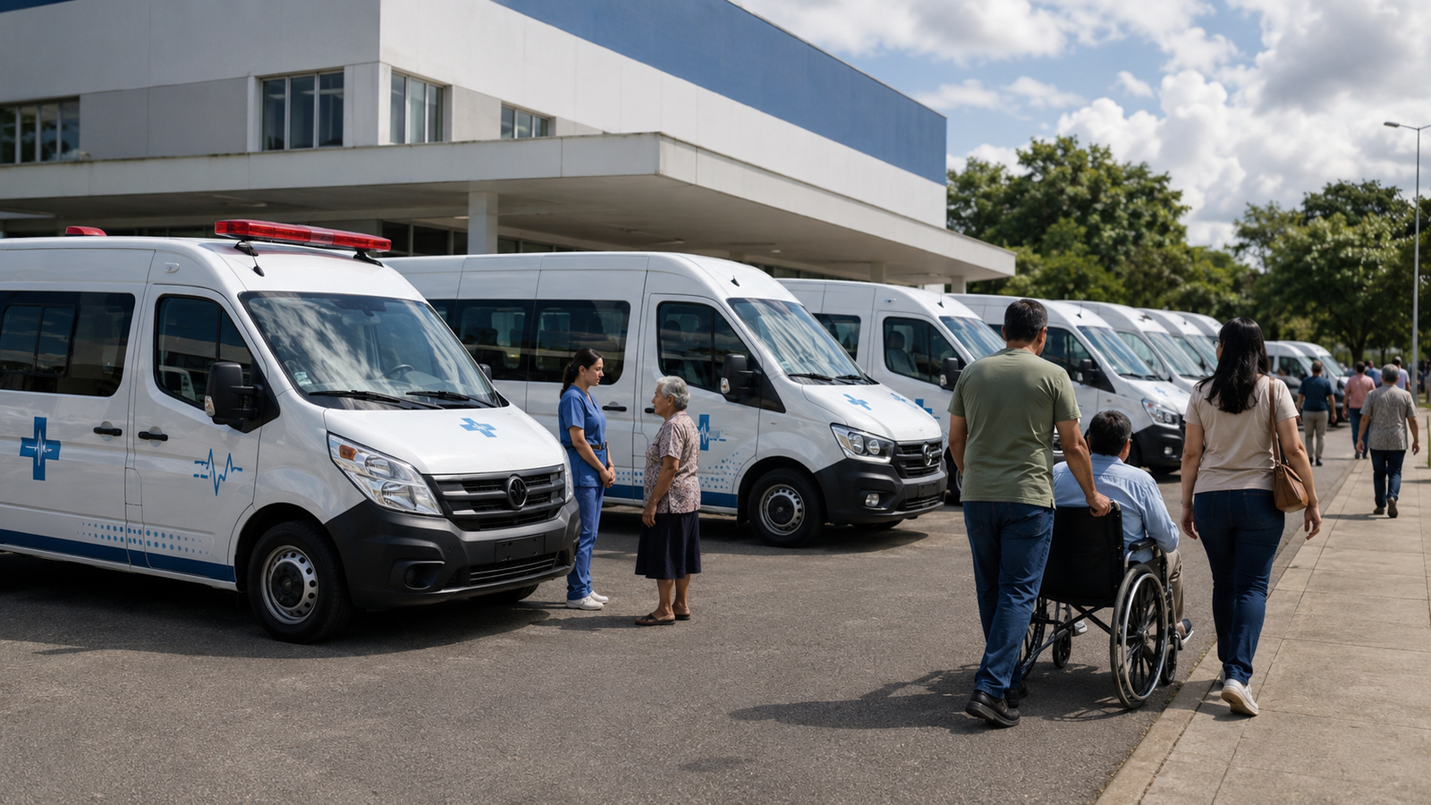 Ministério da Saúde inicia entrega de 3,3 mil veículos para transporte de pacientes do SUS